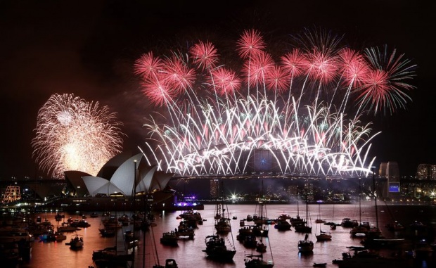 Нова Година в Сидни, Австралия.