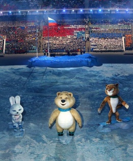 Талисманите на Зимната Олимпиада в Сочи.