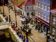 Възстановка на атентата в Сараево бе направена от части "Лего" в Техническия музей на Варшава, Полша