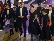 Кралските особи принц Уилям и Катрин Мидълтън на официална церемония в музея "Метрополитън" в Ню Йорк