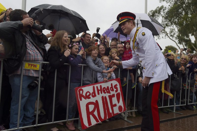 Британският принц Хари на посещение в австралийската столица Канбера