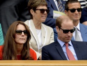 Херцогът и херцогинята на Кеймбридж наблюдават четвъртфиналите на тенис турнира в Уимбълдън