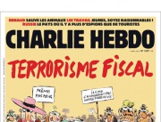 Сатиричното издание ''Шарли Ебдо'' със специална корица, посветена на Аферата ''Панама''