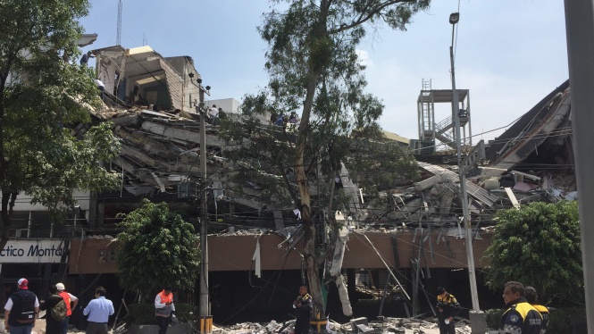 Разрушително земетресение в Мексико